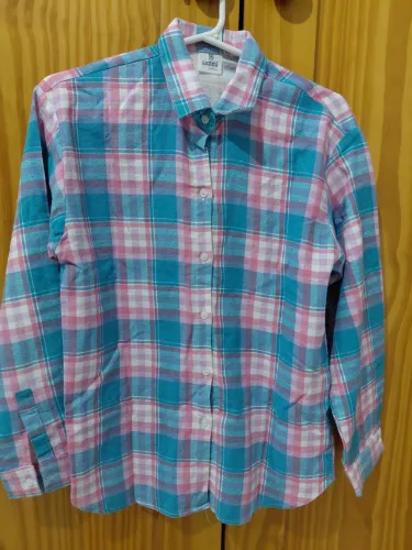 Camisa Flanelada Xadrez 12 a 14 anos