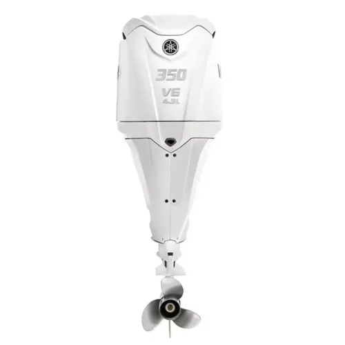 Motor Yamaha 350HP Branco DTS 4Tempos - Motor de Popa Novo
