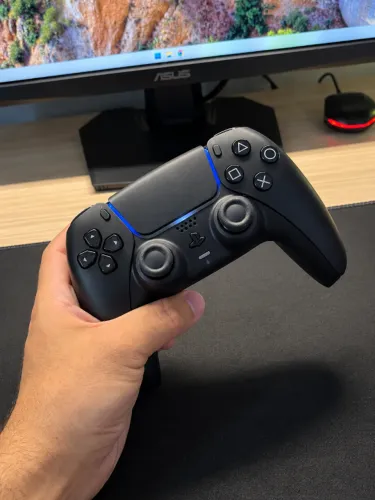 Controle PS5 Sony DualSense Midnight Black Original | Praticamente Novo