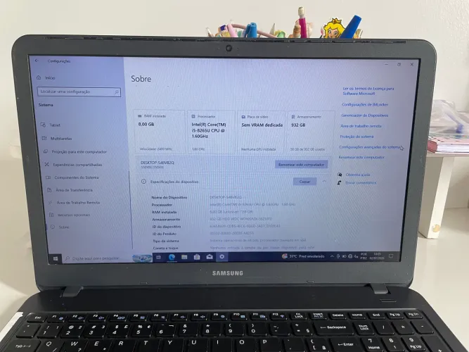 Notebook Samsung I5