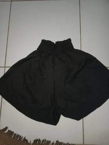 Shorte Esportivo Feminino Preto de Tactel
