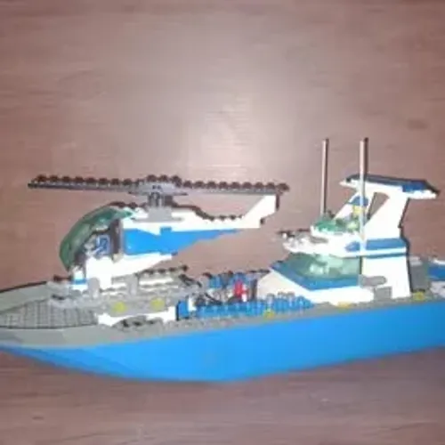 Barco de policia Lego original 42cm