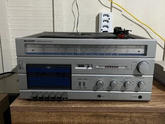 Toca Discos - Sharp SG-15B - 3 em 1 