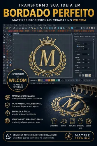 Matriz de Bordado Premium