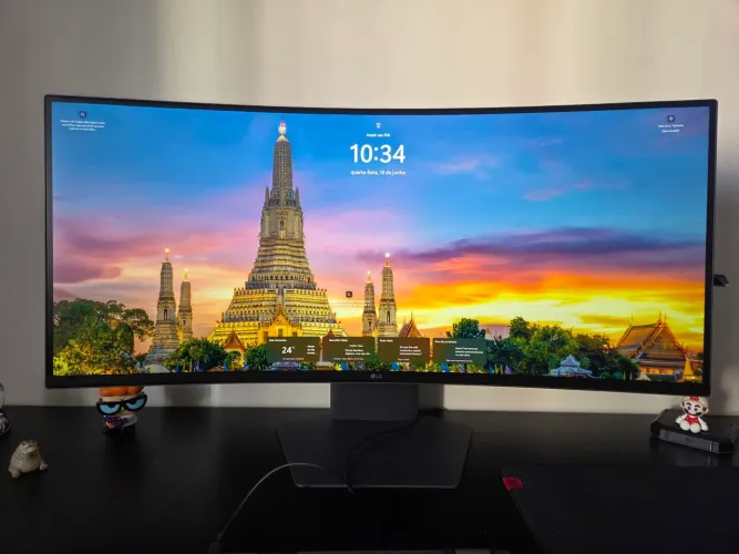 Munitor gamer LG ultragear Curvo 34 polegadas 160Hz