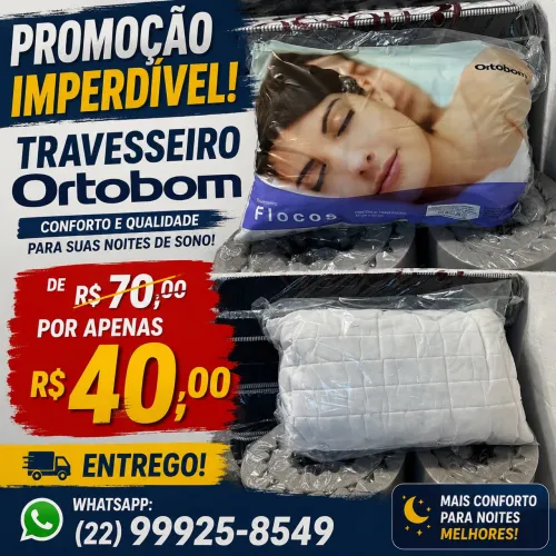 Travesseiro Ortobom