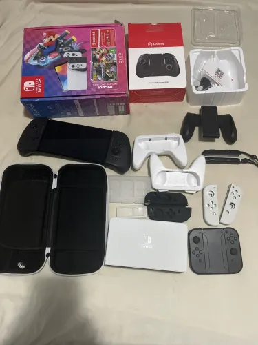 Nintendo switch oled Desbloqueado +acessórios