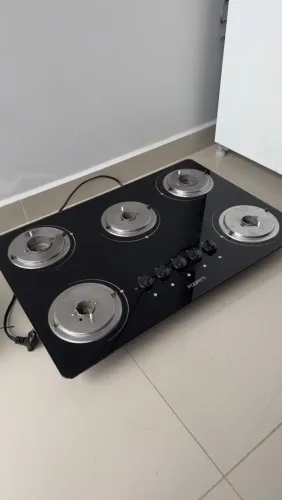 Fogão cooktop de 5 bocas