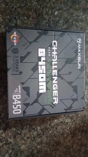 Vendo placa mãe b450m da Max Sun challenge em boas condições de uso