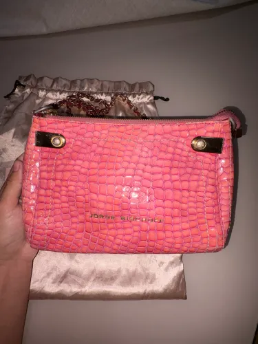 Bolsa Jorge Bischoff em couro legítimo 