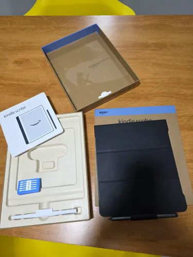 Kindle Scribe 64GB (1ª Geração - Versão 2024) + Premium Pen + Capa Original Amazon