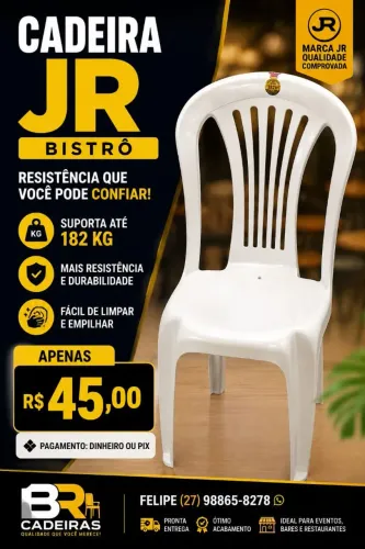 SUPER PROMOÇÃO CADEIRA BISTRO