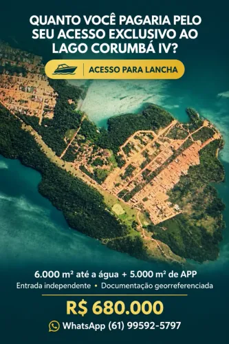 6 mil metros às margens do Corumba IV