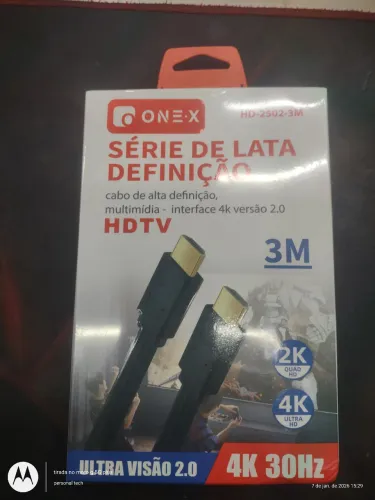 Cabo HDMi 4K 3M 30HZ