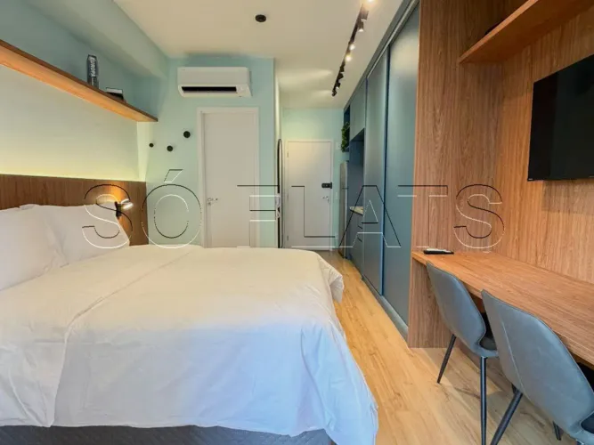 Studio Modern Butantã, flat disponível para locação contendo 29m² e 01 dormitório.