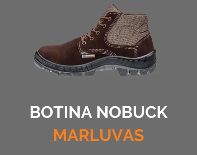 BOTA MARLUVA NOBUCK CADARÇO OU VELCRO