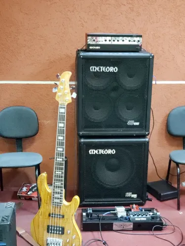 SET COMPLETO METEORO 800MB - PARA CONTRABAIXO | 4x10 + 15"