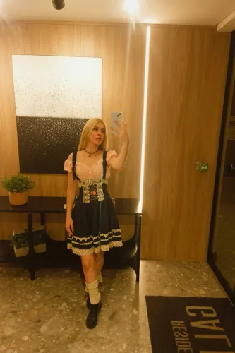 Traje Oktoberfest vestido 