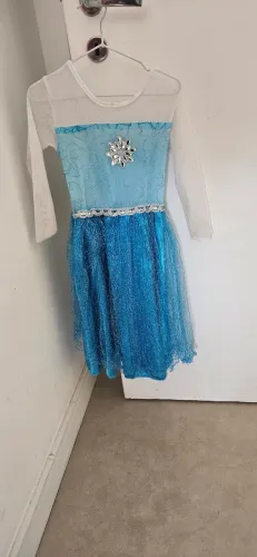 Fantasia Frozen Luxo manga longa