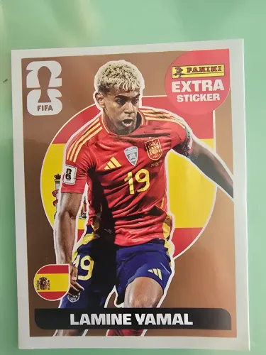 Figurinha Legend Bronze Lamine Yamal Copa do Mundo 2026