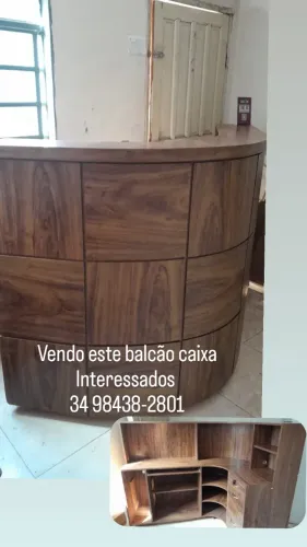 BALCÃO CAIXA CONSERVADO SEMI NOVO