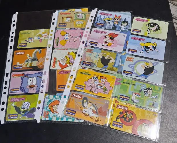 Cartão telefônico cartoon network ligmon, incompleta