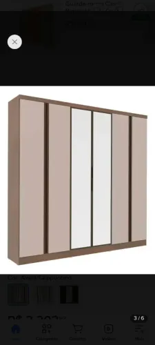 Guarda roupa 6 portas
