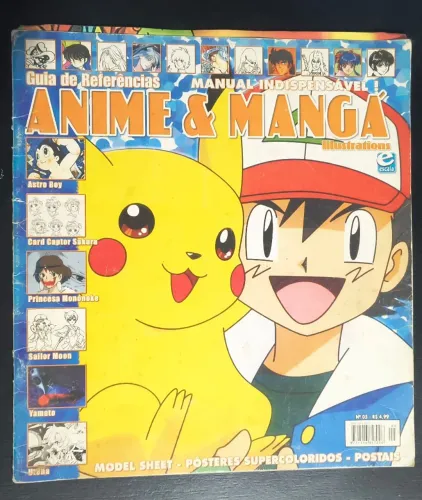 Revista guia de desenho antiga