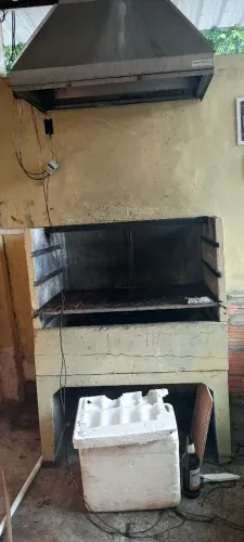 Churrasqueira concreto fixa grande