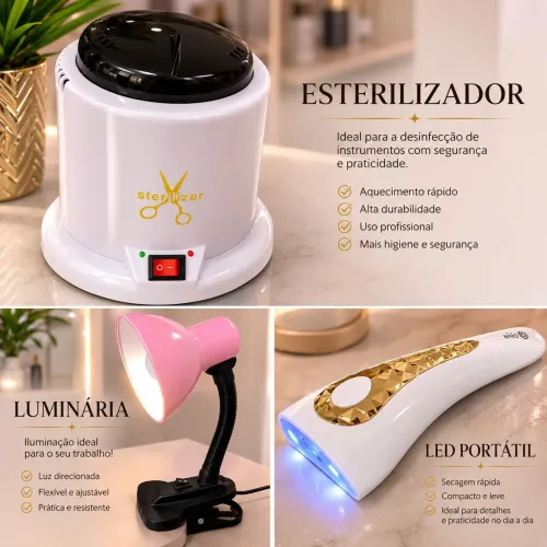 Kit para manutenção de unhas