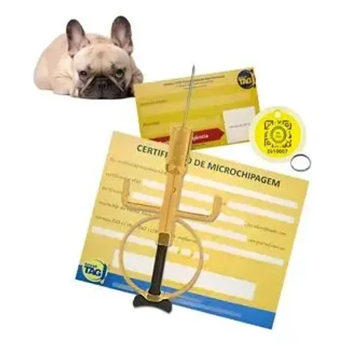 Microchip cão e gato kit completo com certificado pra viagem PROMOÇÃO