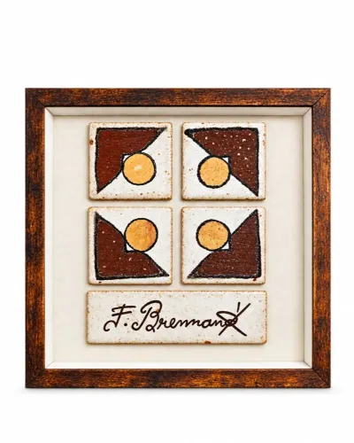 Quadro cerâmica brennand assinado