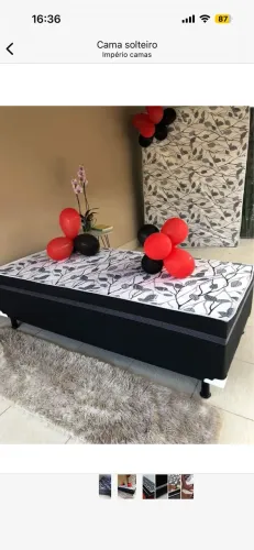 Cama box de solteiro