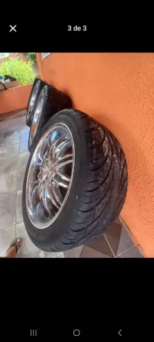 Rodas aro 22 cromadas 