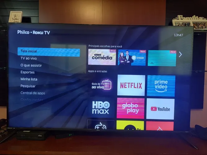 Smart TV Philco RokuTV 58 Polegadas 4k Led Wi-fi - Usada -  Defeito Leve na Tela