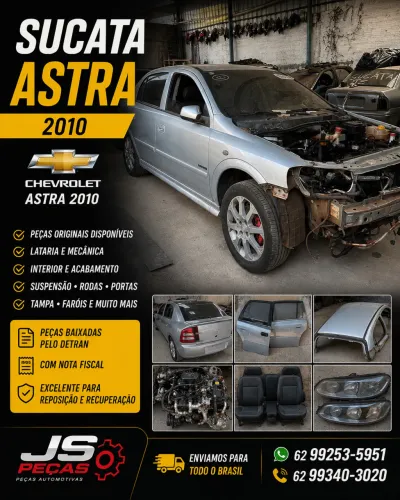 Sucata astra 2010 - # Js peças # 