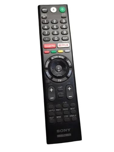 Controle remoto TV Sony Google play Netflix