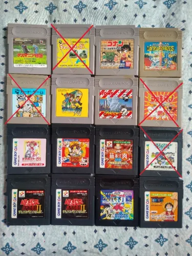 lote com jogos originais para game boy / GB color - favor ler anúncio e fotos