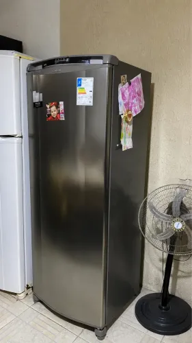 Geladeira consul inox 337L