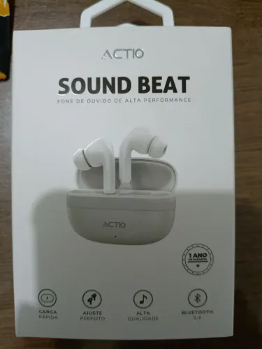 Fone Bluetooth Actio Sound Beat - Novo (Apenas Aberto para Teste)