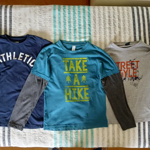 Kit 3 Camisetas Masculino Tam 10 