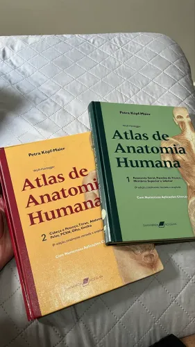 Livro Atlas De Anatomia Humana Vol. 1 e 2 Petra Kopf Maier 6° Ed 2006 