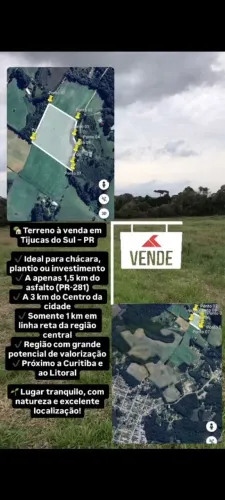 Terreno em Tijucas do sul