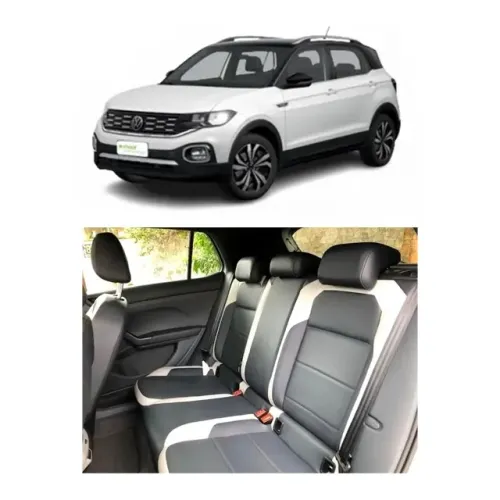 Capa De Banco, preto Sob Medida Volkswagen T-cross 2020 a 2024