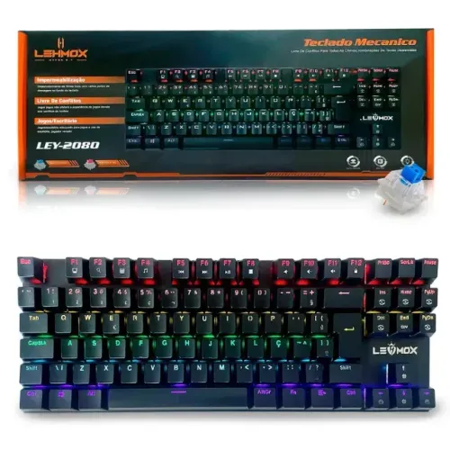 Lacrado Teclado Mecânico LEHMOX LEY-2080