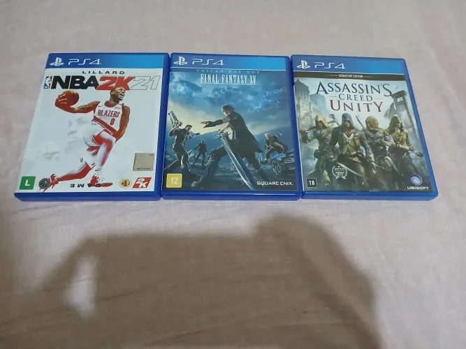 Nba2k21,final fantasma xv e a assassin's creed unite jogos para playstation 4 ps4