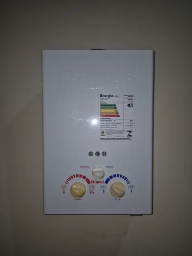 Aquecedor a gás Rinnai com garantia