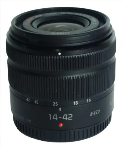 Lente De Zoom Panasonic G Vario 14-42mm F/3.5-5.6 Mft Micro Quatro Terços Black