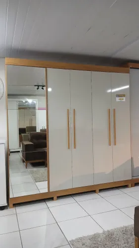 Roupeiro casal 100% MDF 2,21m de largura 