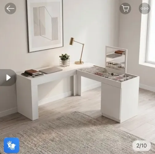 Penteadeira com mesa